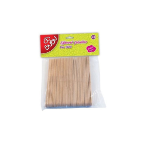BU-BU EĞLENCELİ ÇUBUKLAR NATURAL 11,5X1CM 40LI